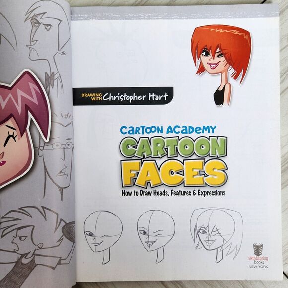 Cartoon Faces: How to Draw Heads, Features & Expressions by Hart, Christopher - Picture 4 of 10